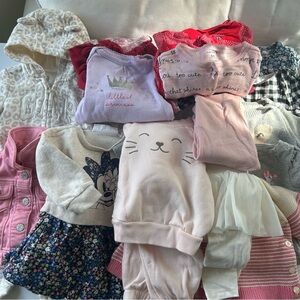 Huge Bundle of 17 GAP &  More Baby Girl Clothes 3-6 Months for Fall and Winter